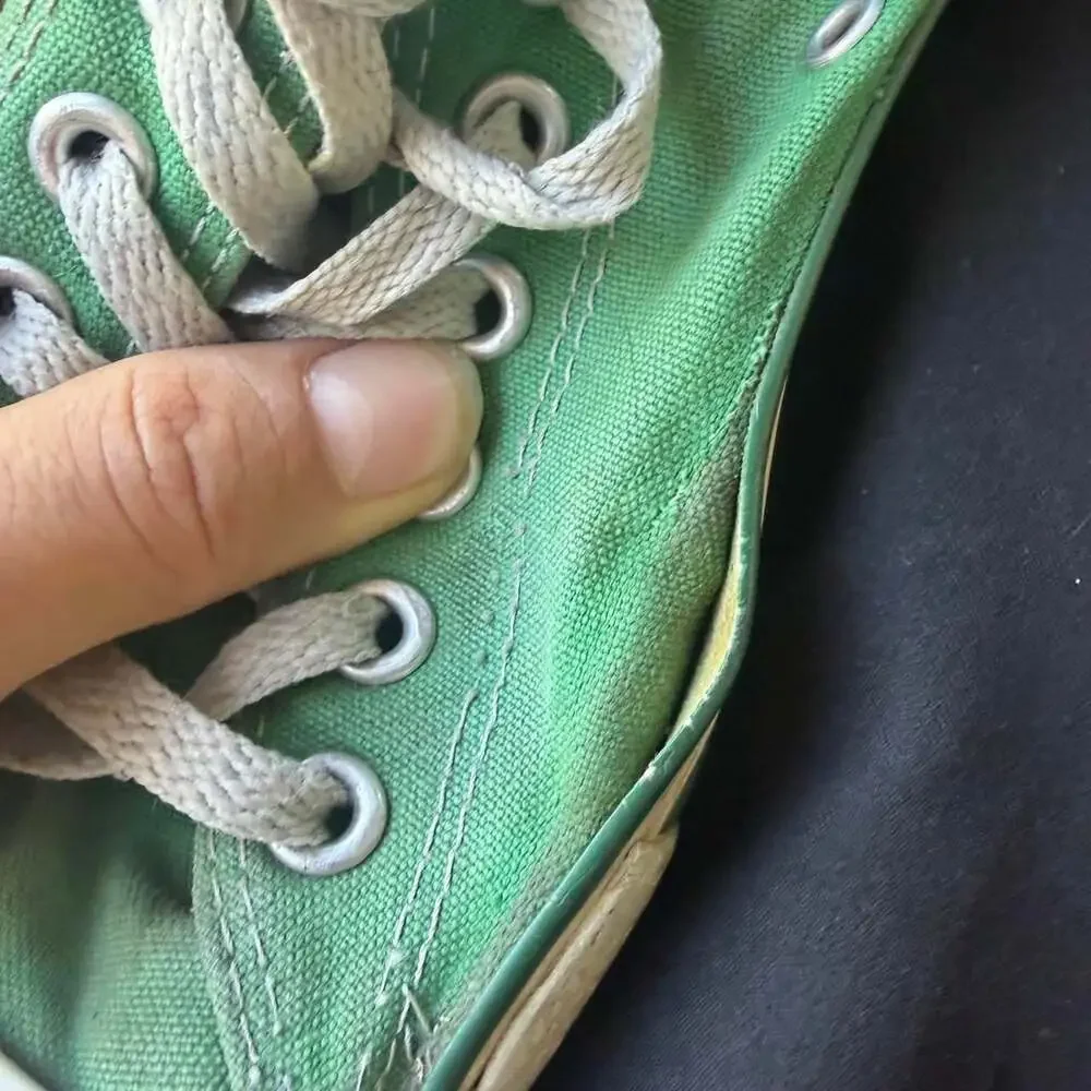 Vintage Y2K Converse All Star Green Low Top Sneakers